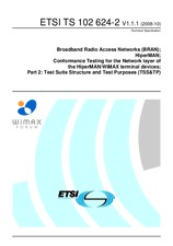 Norma ETSI TS 102624-2-V1.1.1 31.10.2008 náhľad