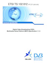 Norma ETSI TS 102812-V1.3.1 9.5.2012 náhľad