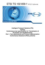 Norma ETSI TS 102859-1-V1.2.1 7.4.2014 náhľad
