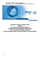 Norma ETSI TS 102868-3-V1.3.1 28.7.2015 náhľad