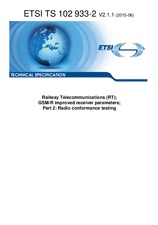 Norma ETSI TS 102933-2-V2.1.1 23.6.2015 náhľad