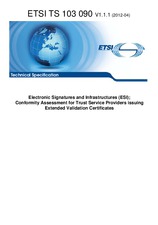 NEPLATNÁ ETSI TS 103090-V1.1.1 20.4.2012 náhľad