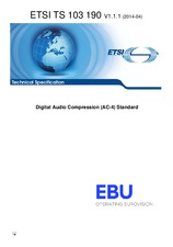 Norma ETSI TS 103190-V1.1.1 9.4.2014 náhľad