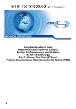 Norma ETSI TS 103238-3-V1.1.1 9.1.2015 náhľad