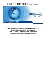 Norma ETSI TS 103269-2-V1.1.1 16.1.2015 náhľad