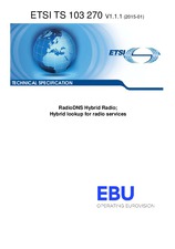 Norma ETSI TS 103270-V1.1.1 16.1.2015 náhľad