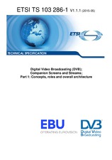 Norma ETSI TS 103286-1-V1.1.1 13.5.2015 náhľad