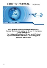 Norma ETSI TS 103289-3-V1.1.1 5.6.2015 náhľad