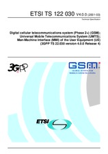Norma ETSI TS 122030-V4.0.0 31.3.2001 náhľad