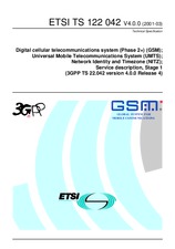 Norma ETSI TS 122042-V4.0.0 31.3.2001 náhľad