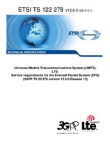 Norma ETSI TS 122278-V12.6.0 12.1.2015 náhľad