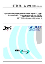 Norma ETSI TS 123008-V4.0.0 31.3.2001 náhľad