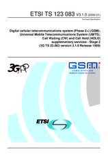 Norma ETSI TS 123083-V3.1.0 28.1.2000 náhľad