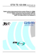 Norma ETSI TS 123096-V4.0.0 31.3.2001 náhľad