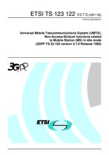 Norma ETSI TS 123122-V3.7.0 24.7.2001 náhľad