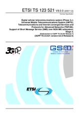 Norma ETSI TS 123521-V8.0.0 18.12.2007 náhľad