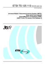 Norma ETSI TS 125113-V4.0.0 31.3.2001 náhľad