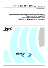 Norma ETSI TS 125123-V4.3.0 31.12.2001 náhľad