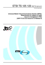 Norma ETSI TS 125123-V8.7.0 9.7.2010 náhľad