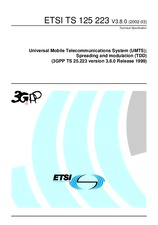 Norma ETSI TS 125223-V3.8.0 31.3.2002 náhľad