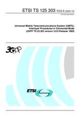 Norma ETSI TS 125303-V3.6.0 31.12.2000 náhľad