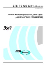 Norma ETSI TS 125303-V3.8.0 19.7.2001 náhľad
