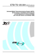 Norma ETSI TS 125304-V3.2.0 31.3.2000 náhľad