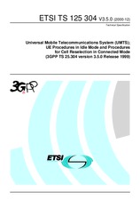 Norma ETSI TS 125304-V3.5.0 31.12.2000 náhľad