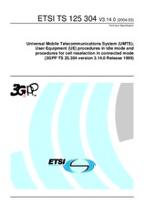 Norma ETSI TS 125304-V3.14.0 1.6.2004 náhľad