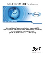 Norma ETSI TS 125304-V10.4.0 23.3.2012 náhľad