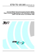 Norma ETSI TS 125305-V3.5.0 31.3.2001 náhľad