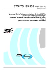 Norma ETSI TS 125305-V4.6.0 30.9.2003 náhľad