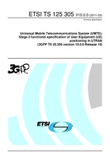 Norma ETSI TS 125305-V10.0.0 3.5.2011 náhľad