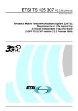 Norma ETSI TS 125307-V3.3.0 12.5.2004 náhľad