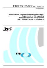 Norma ETSI TS 125307-V4.1.0 31.12.2001 náhľad