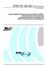Norma ETSI TS 125307-V5.0.0 28.3.2002 náhľad