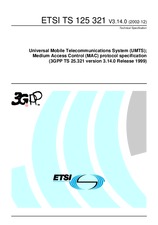 Norma ETSI TS 125321-V3.14.0 31.12.2002 náhľad