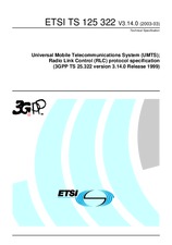 Norma ETSI TS 125322-V3.14.0 31.3.2003 náhľad