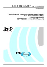 NEPLATNÁ ETSI TS 125331-V6.18.0 28.7.2008 náhľad