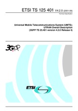 Norma ETSI TS 125401-V4.2.0 30.9.2001 náhľad