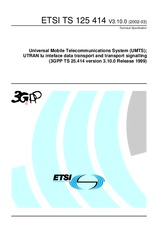 Norma ETSI TS 125414-V3.10.0 31.3.2002 náhľad