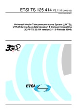 Norma ETSI TS 125414-V3.11.0 30.6.2002 náhľad
