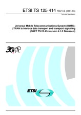 Norma ETSI TS 125414-V4.1.0 30.9.2001 náhľad