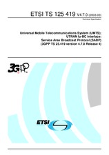 Norma ETSI TS 125419-V4.7.0 31.3.2003 náhľad
