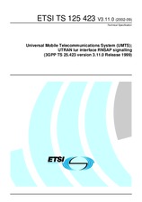 Norma ETSI TS 125423-V3.11.0 30.9.2002 náhľad