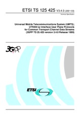 Norma ETSI TS 125425-V3.4.0 31.3.2001 náhľad