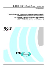 Norma ETSI TS 125425-V4.1.0 30.9.2001 náhľad