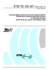 Norma ETSI TS 125427-V3.8.0 30.9.2001 náhľad