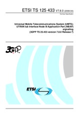 Norma ETSI TS 125433-V7.8.0 25.4.2008 náhľad