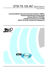 Norma ETSI TS 125467-V8.0.0 20.1.2009 náhľad
